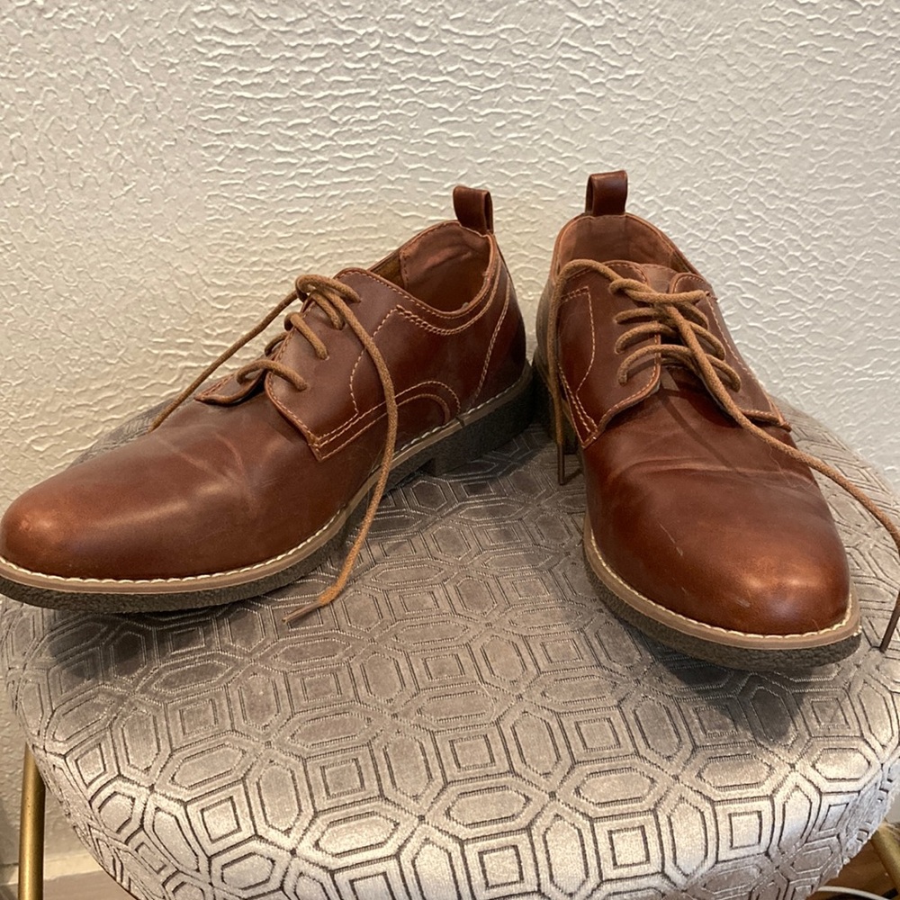 Deer Stags 7m lace up Oxford : Men's Highland in Redwood